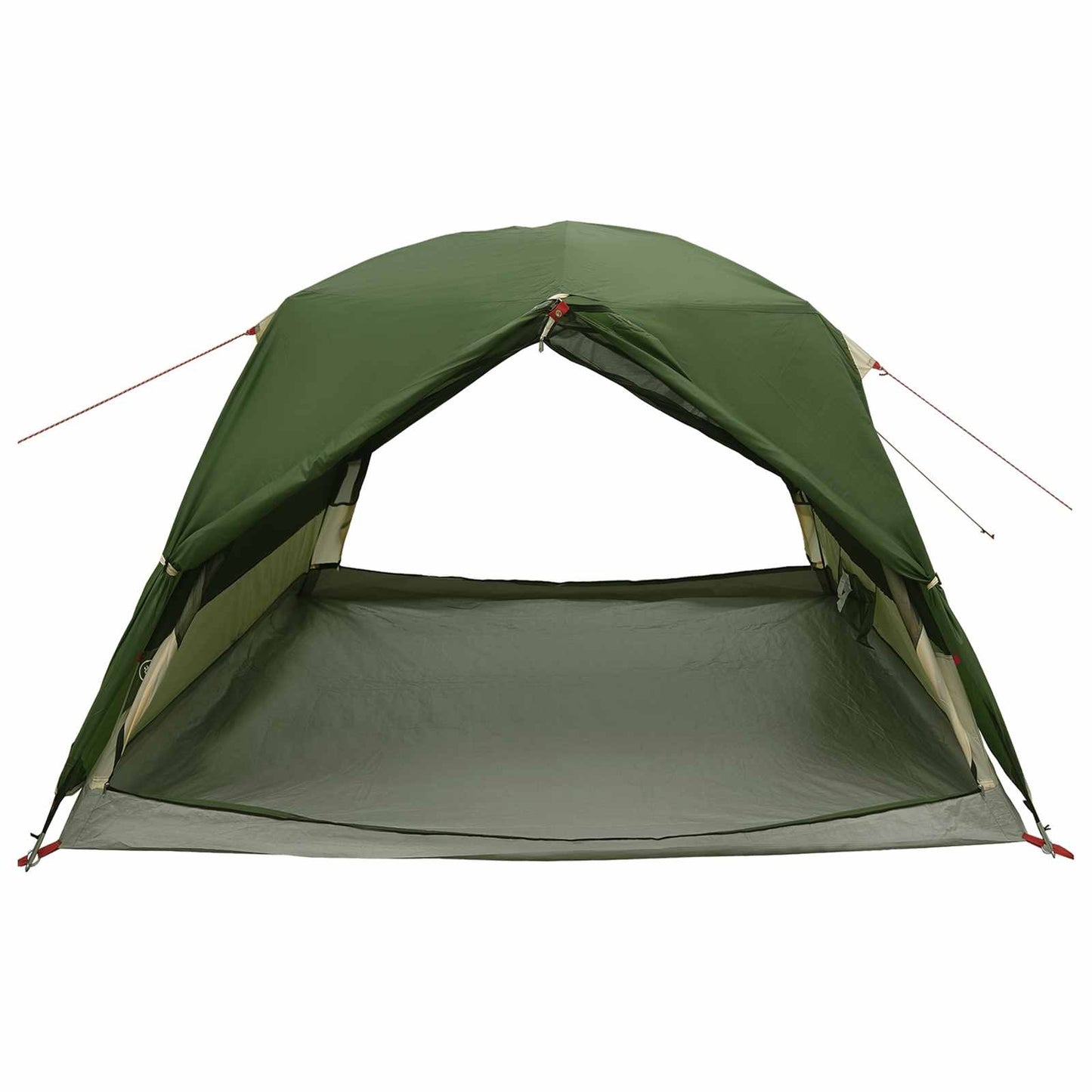 Backpacking Tent Green 2-Person 185T Polyester with PU Coating