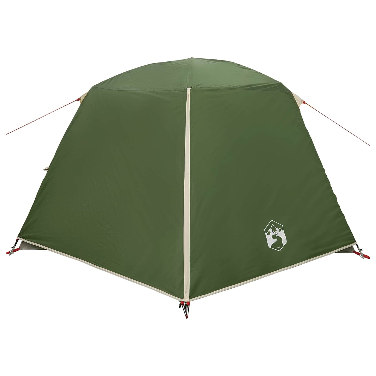 Backpacking Tent Green 2-Person 185T Polyester with PU Coating