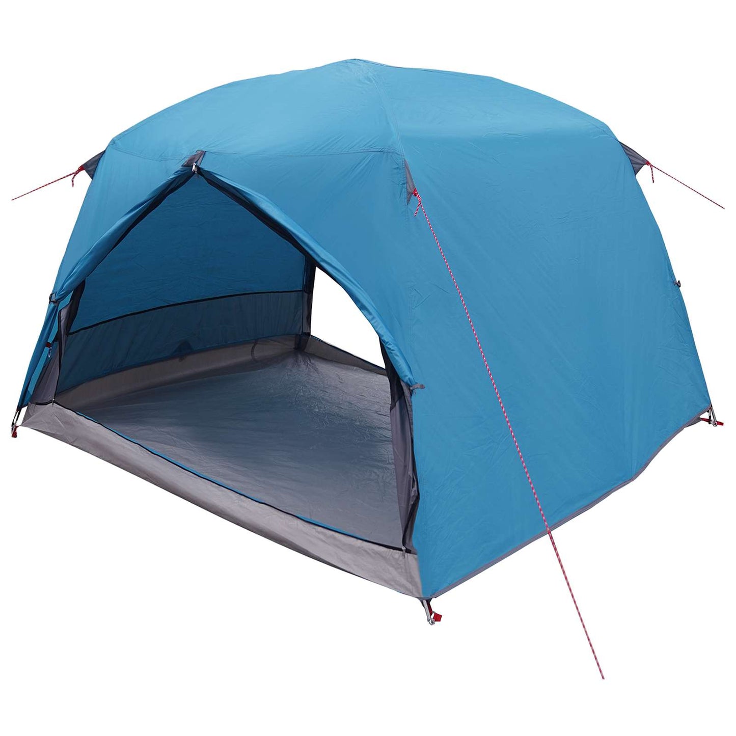 Backpacking Tent Blue 2-Person 185T Polyester with PU Coating