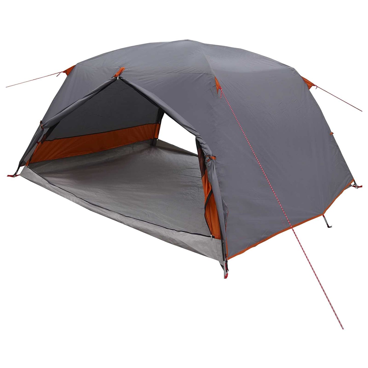 Backpacking Tent Grey and Orange 4-Person
