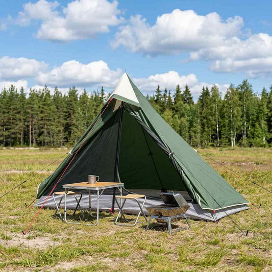 Backpacking Tent Green 222 x 85 x 125 cm
