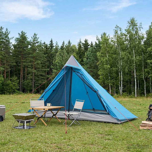 Backpacking Tent Blue 222 x 85 x 125 cm