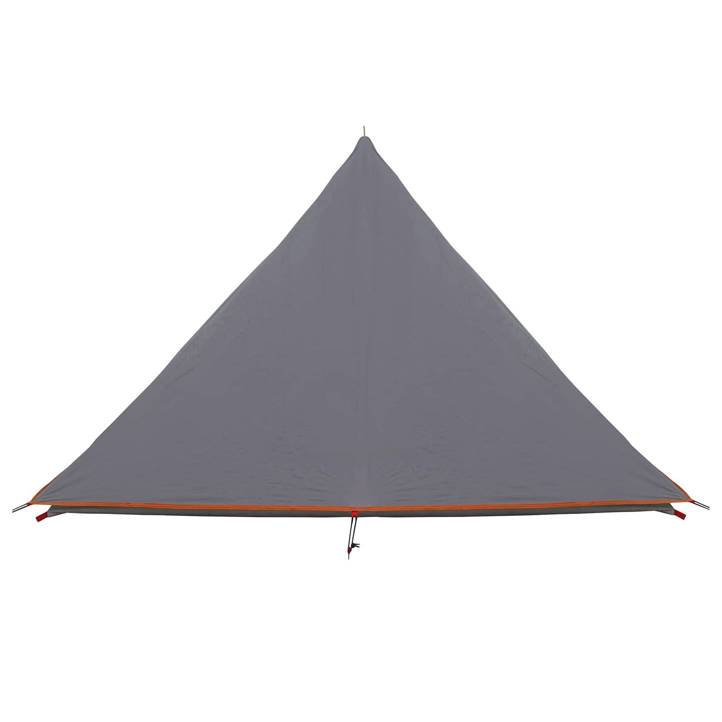 Backpacking Tent Grey and Orange 222 x 85 x 125 cm