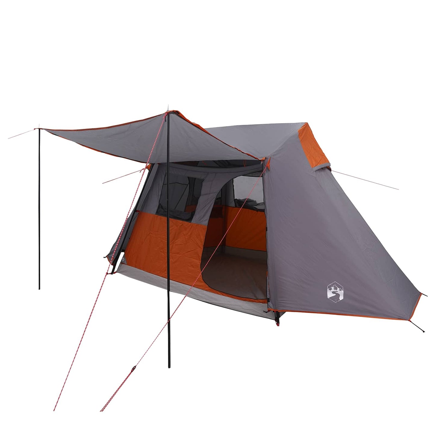 Tunnel Tent Grey and Orange 475 x 220 x 192 cm