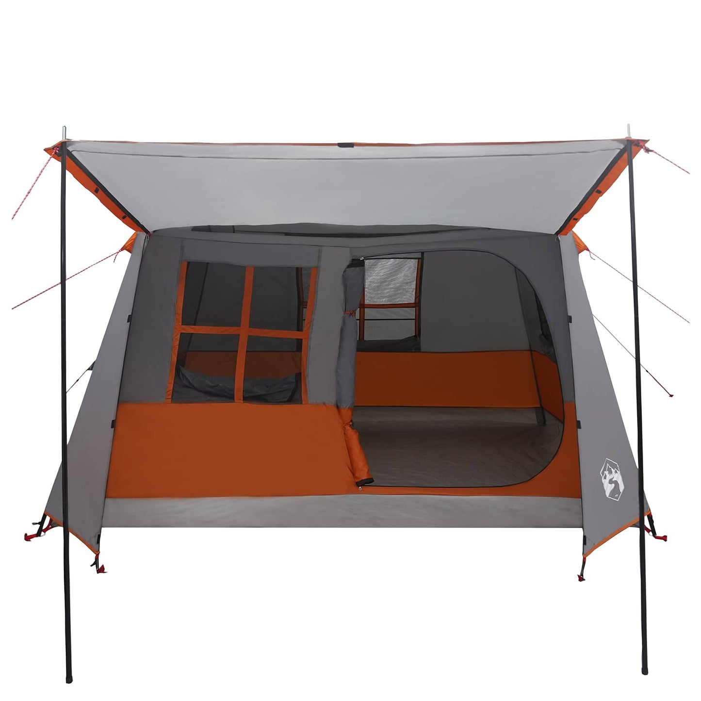 Tunnel Tent Grey and Orange 275 x 240 x 200 cm