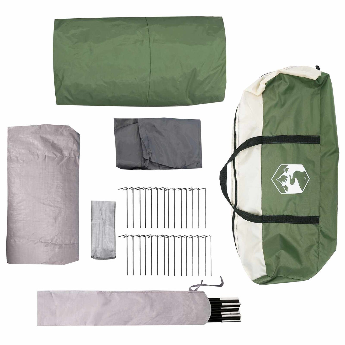 Tunnel Tent Green 400 x 278 x 182 cm