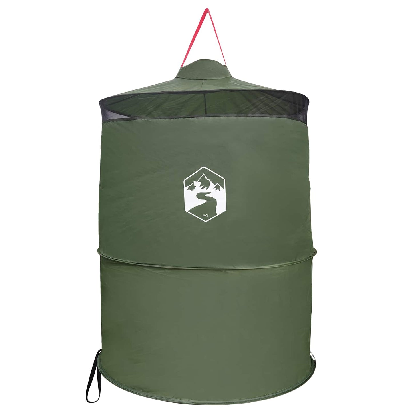 Pop-up Toilet Tent with Hanging Rope Green 97 x 126 cm