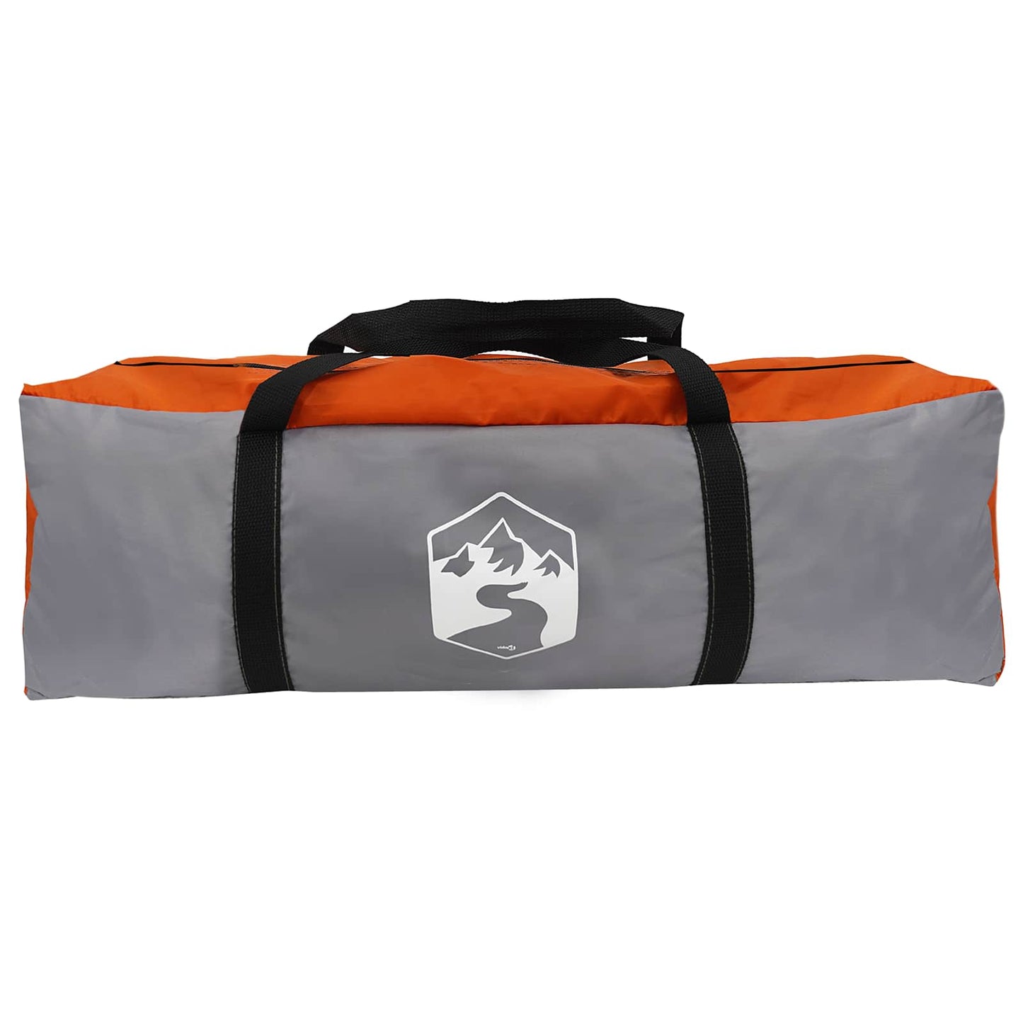 Tunnel Tent Grey and Orange 560 x 395 x 212 cm
