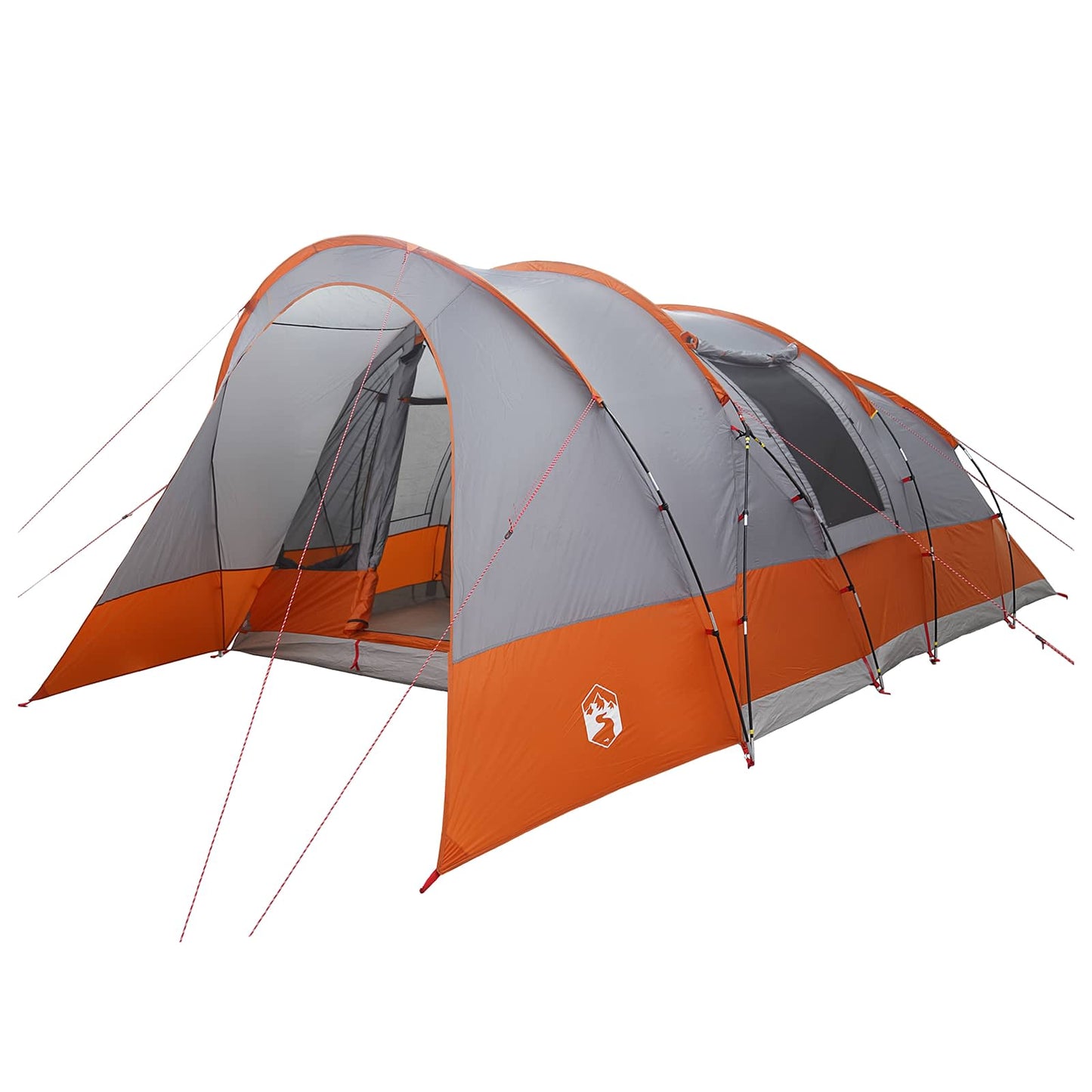 Tunnel Tent Grey and Orange 560 x 395 x 212 cm