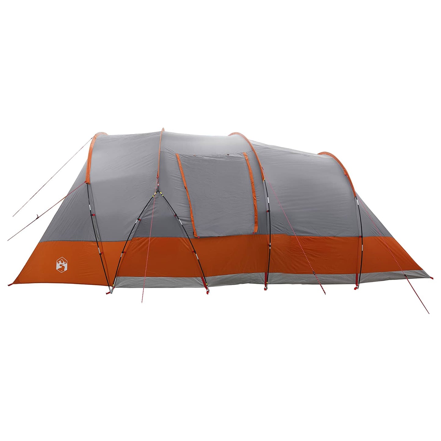 Tunnel Tent Grey and Orange 560 x 395 x 212 cm