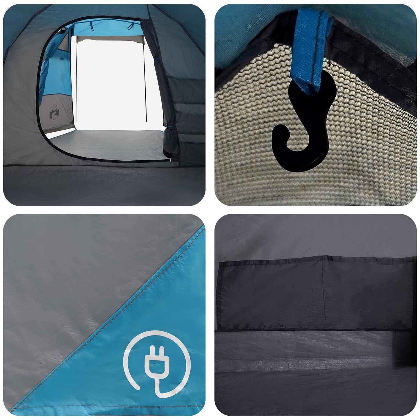 Tunnel Tent Blue 390 x 215 x 152 cm