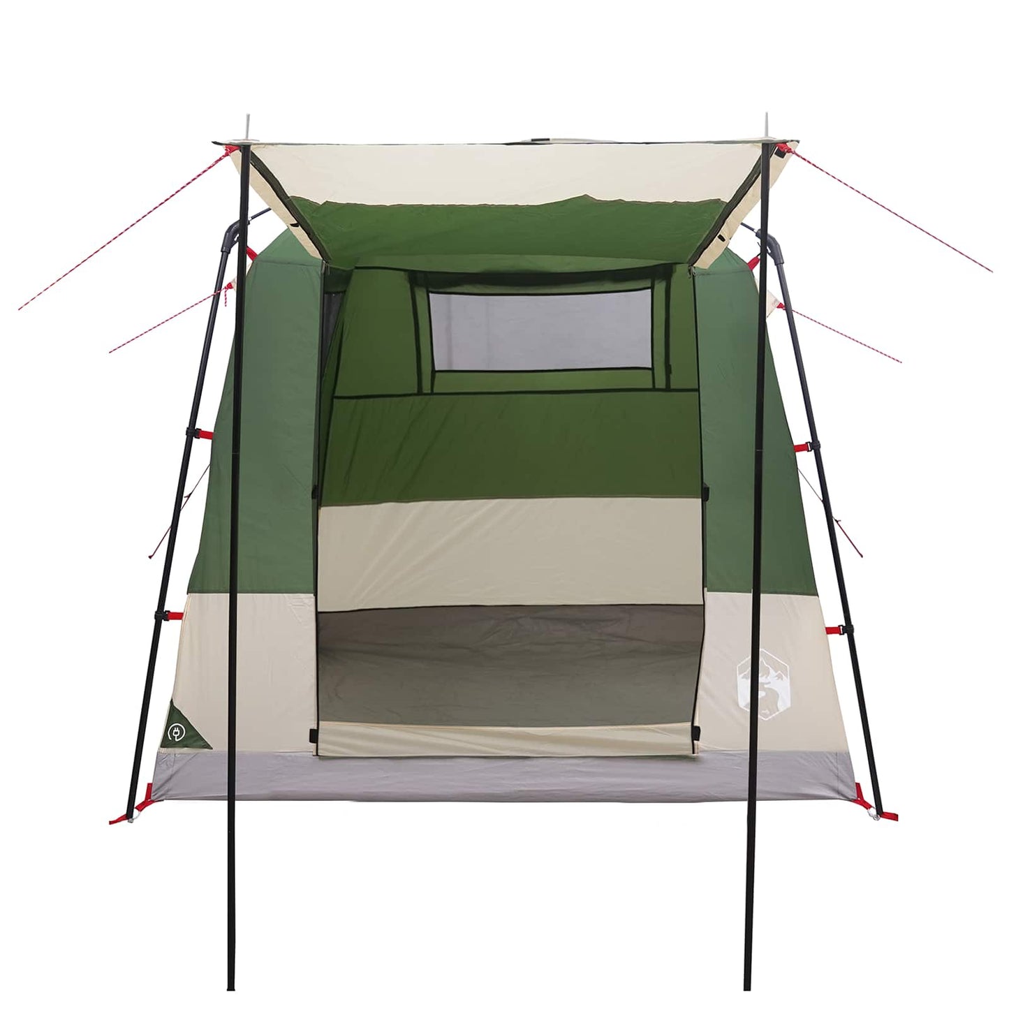 Party Tent Green 4-Person 185T Polyester with PU Coating