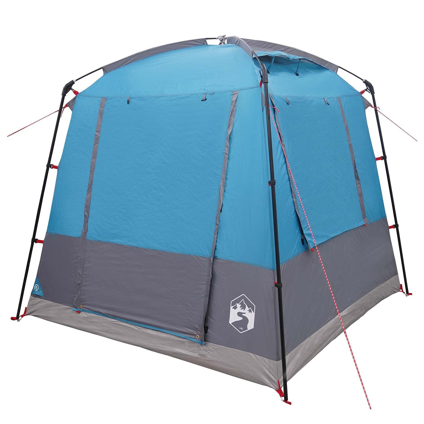 Party Tent Blue 4-Person 185T Polyester with PU Coating