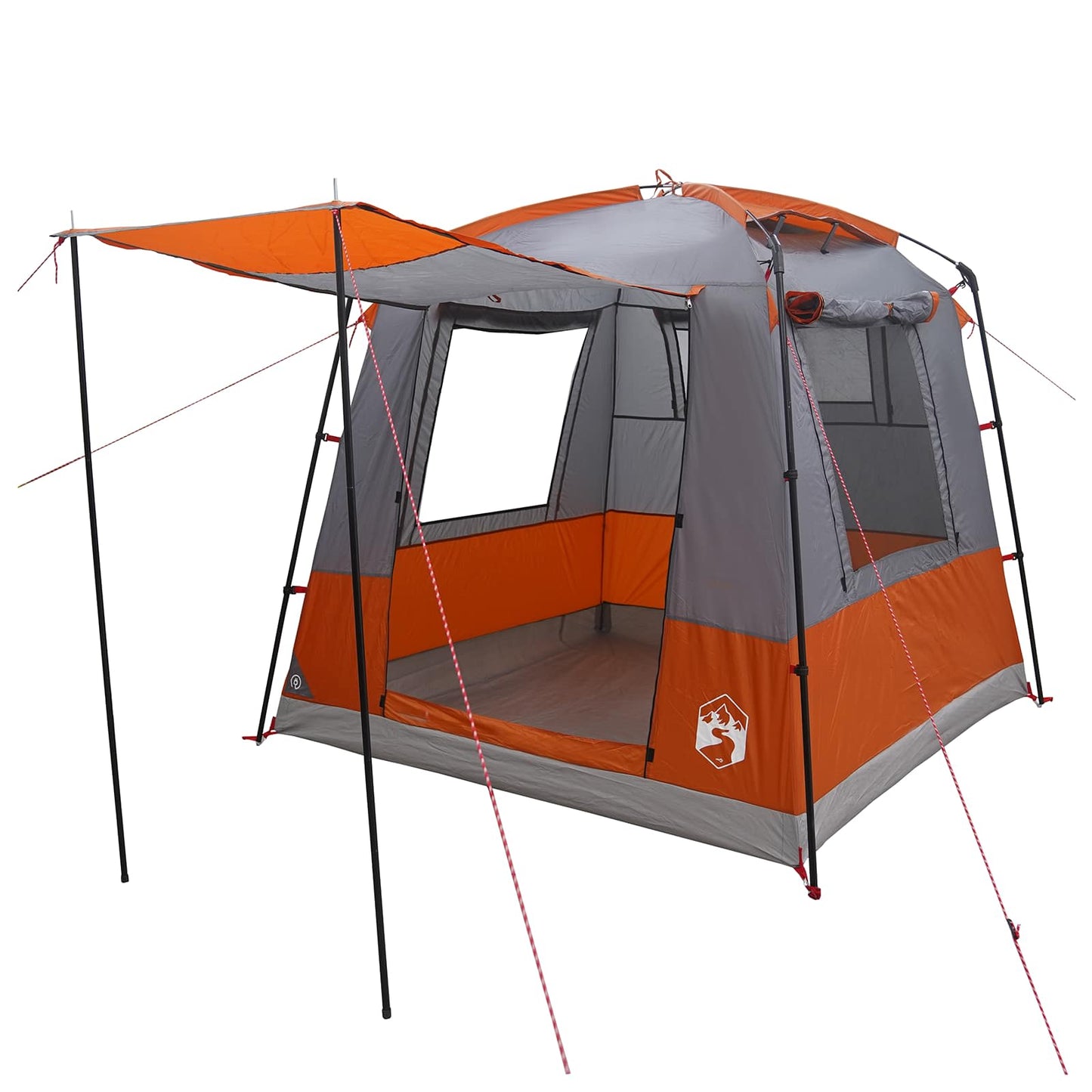 Party Tent Grey and Orange 4-Person