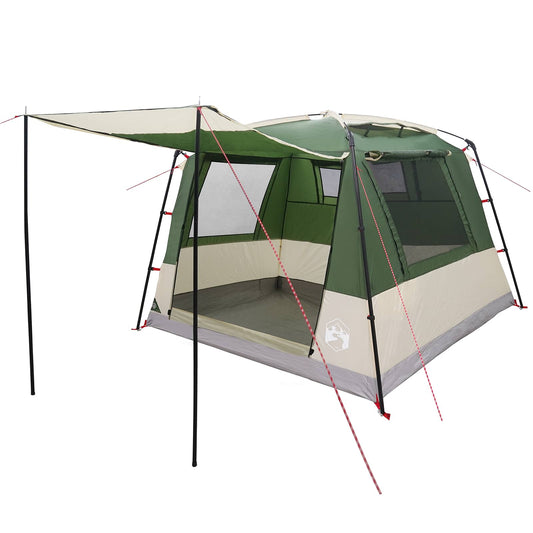 Party Tent 10-Person Green 185T Polyester with PU Coating