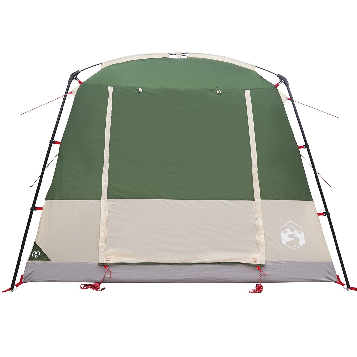 Party Tent Green 10-Person 185T Polyester with PU Coating