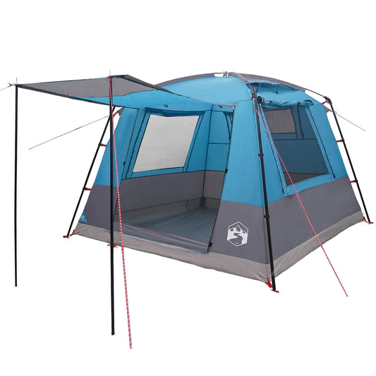 Party Tent 10-Person Blue 185T Polyester with PU Coating