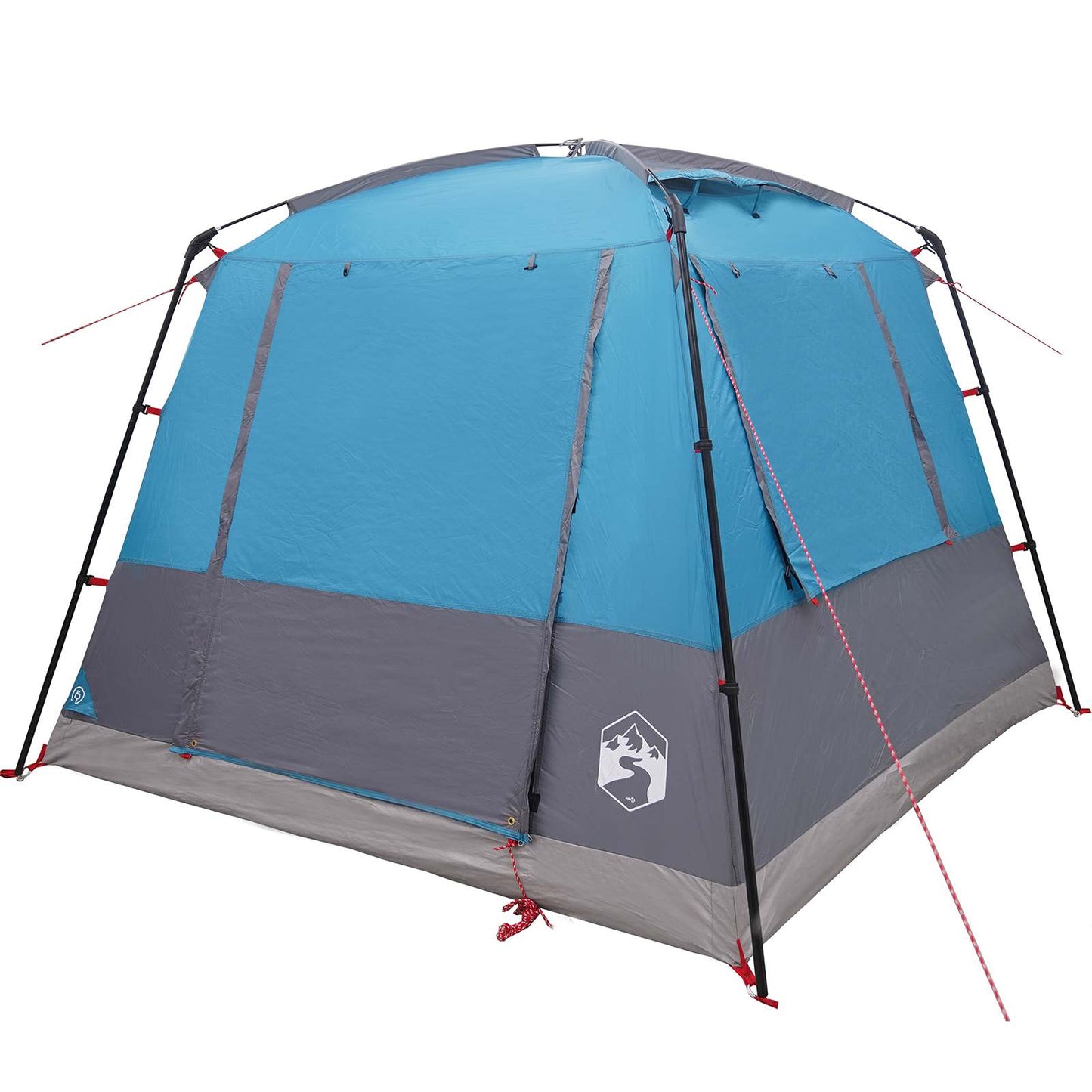 Party Tent Blue 10-Person 185T Polyester with PU Coating