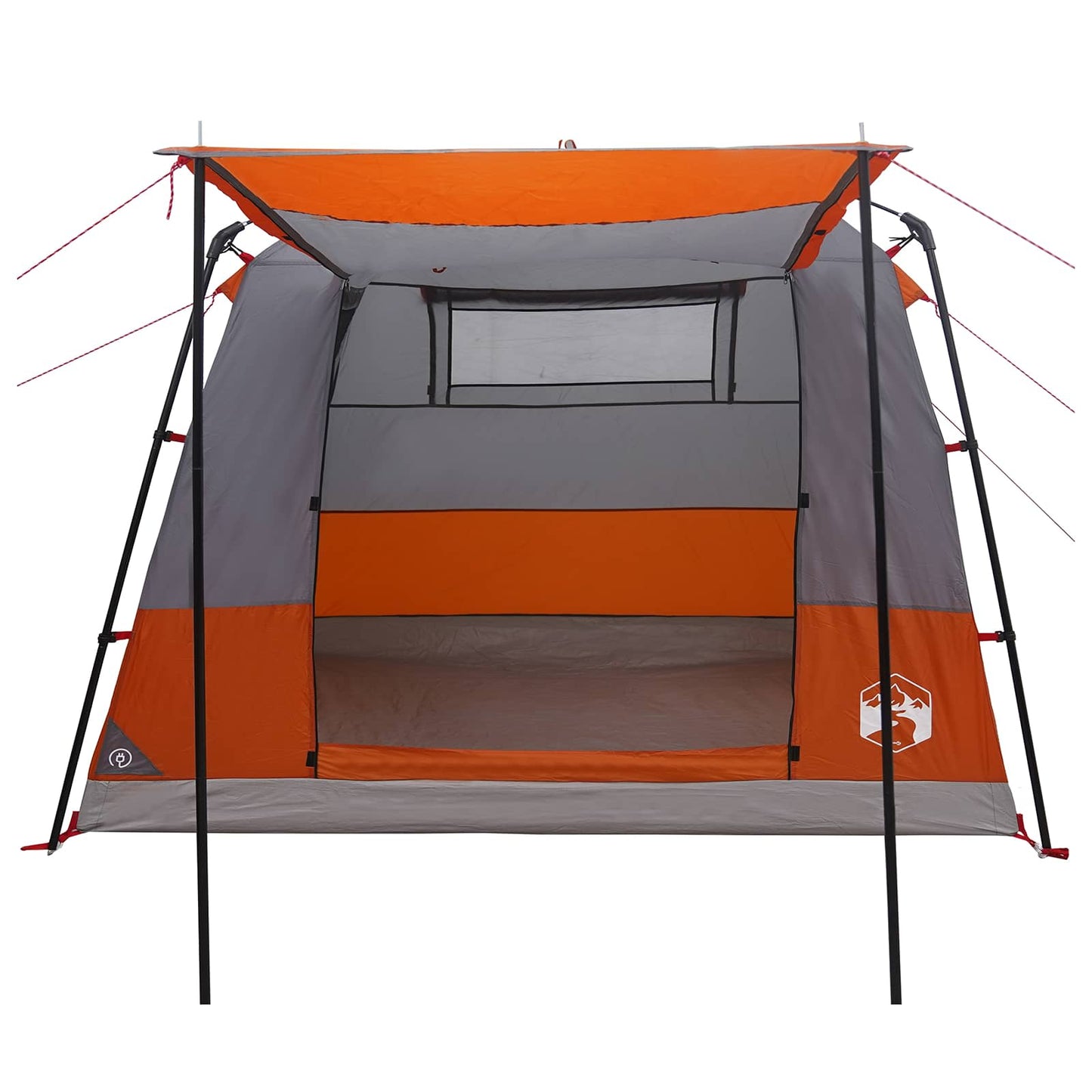 Party Tent Grey and Orange 10-Person