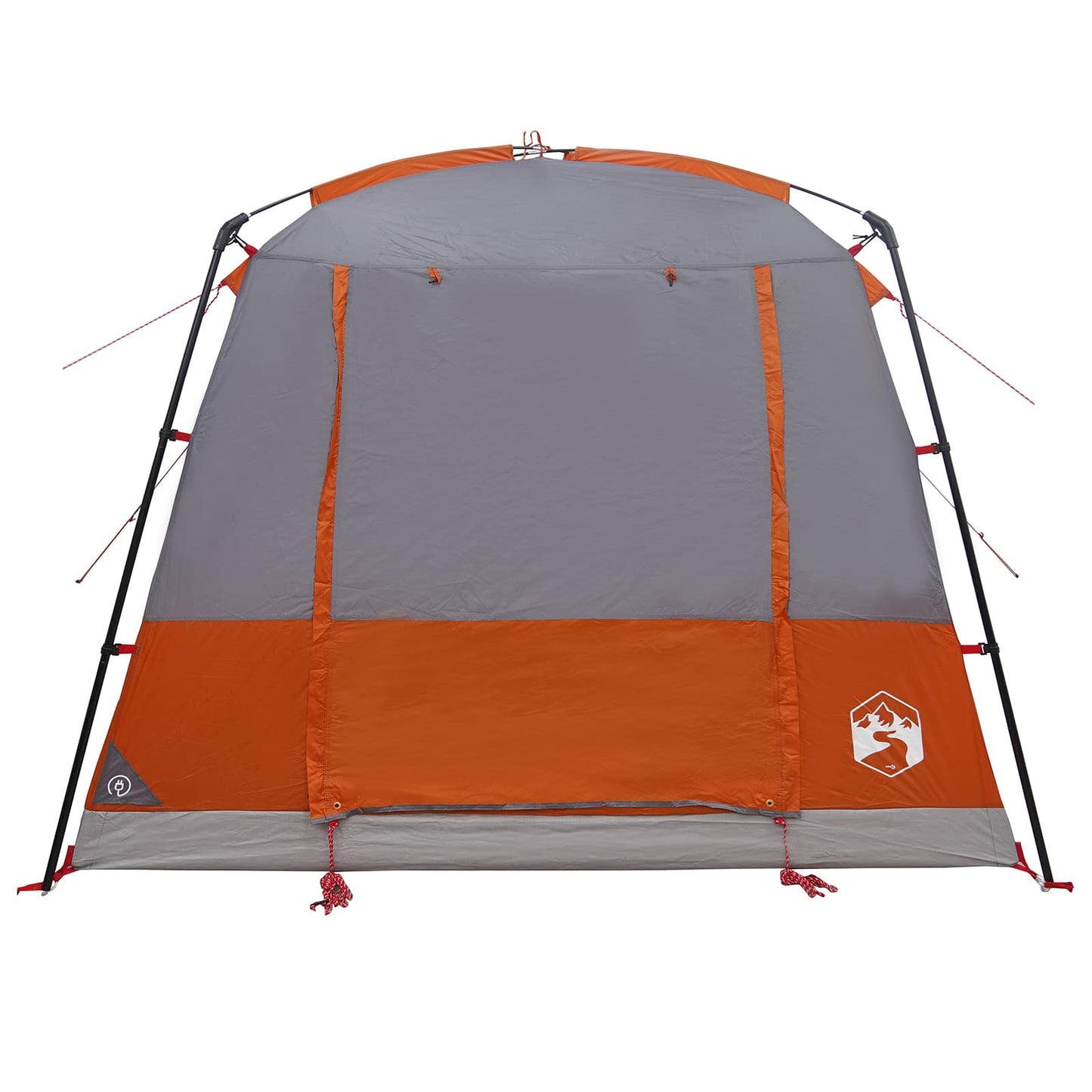 Party Tent Grey and Orange 10-Person