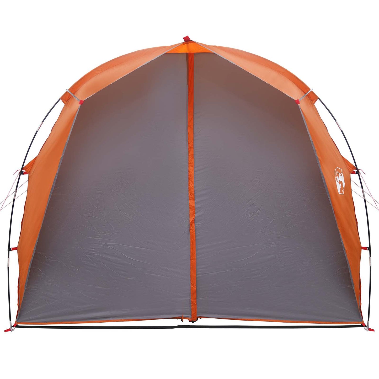 Tunnel Tent Grey and Orange 382 x 262 x 214 cm