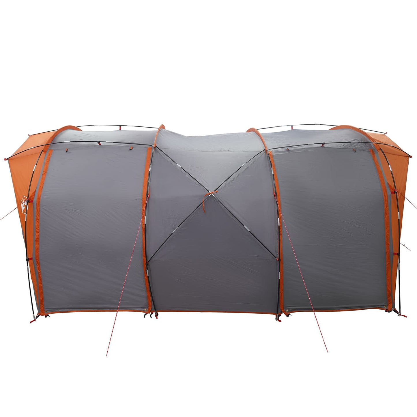 Tunnel Tent Grey and Orange 382 x 262 x 214 cm