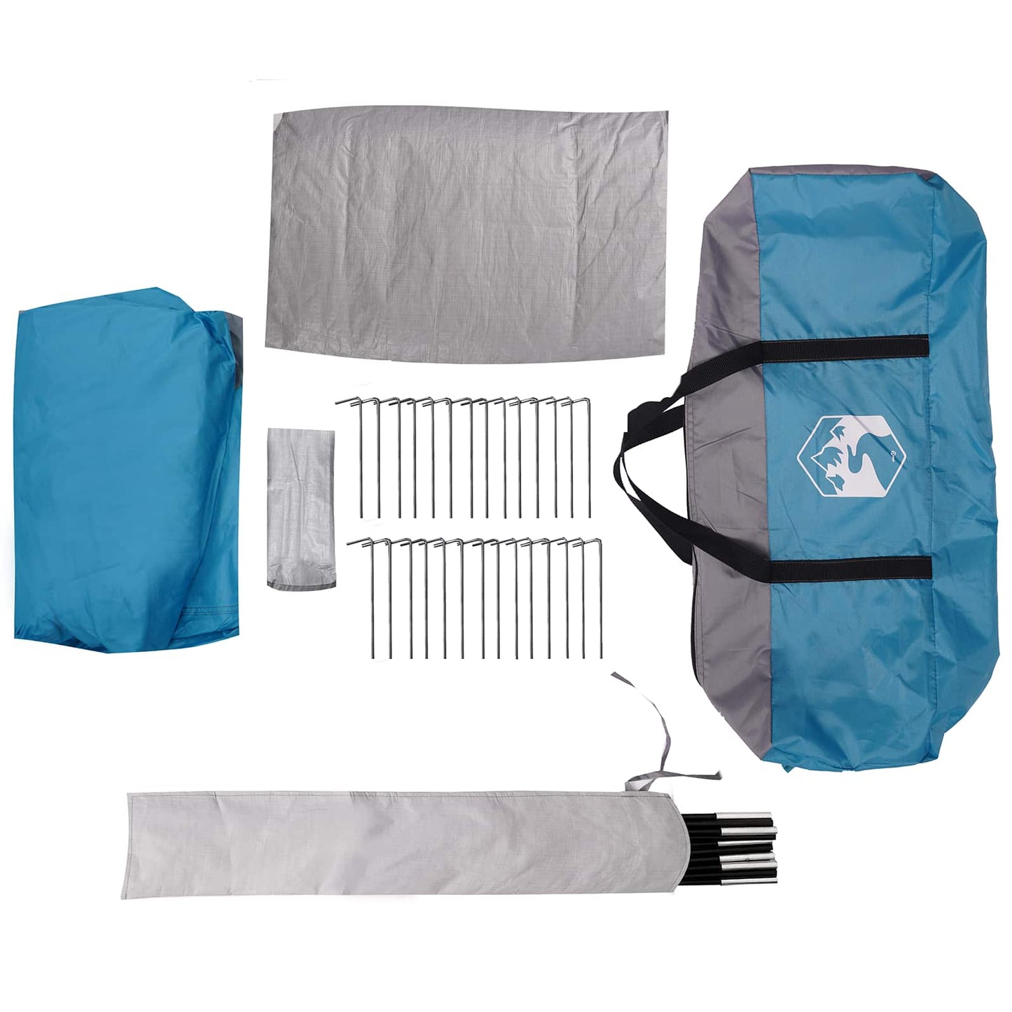 Tunnel Tent Blue 562 x 265 x 216 cm