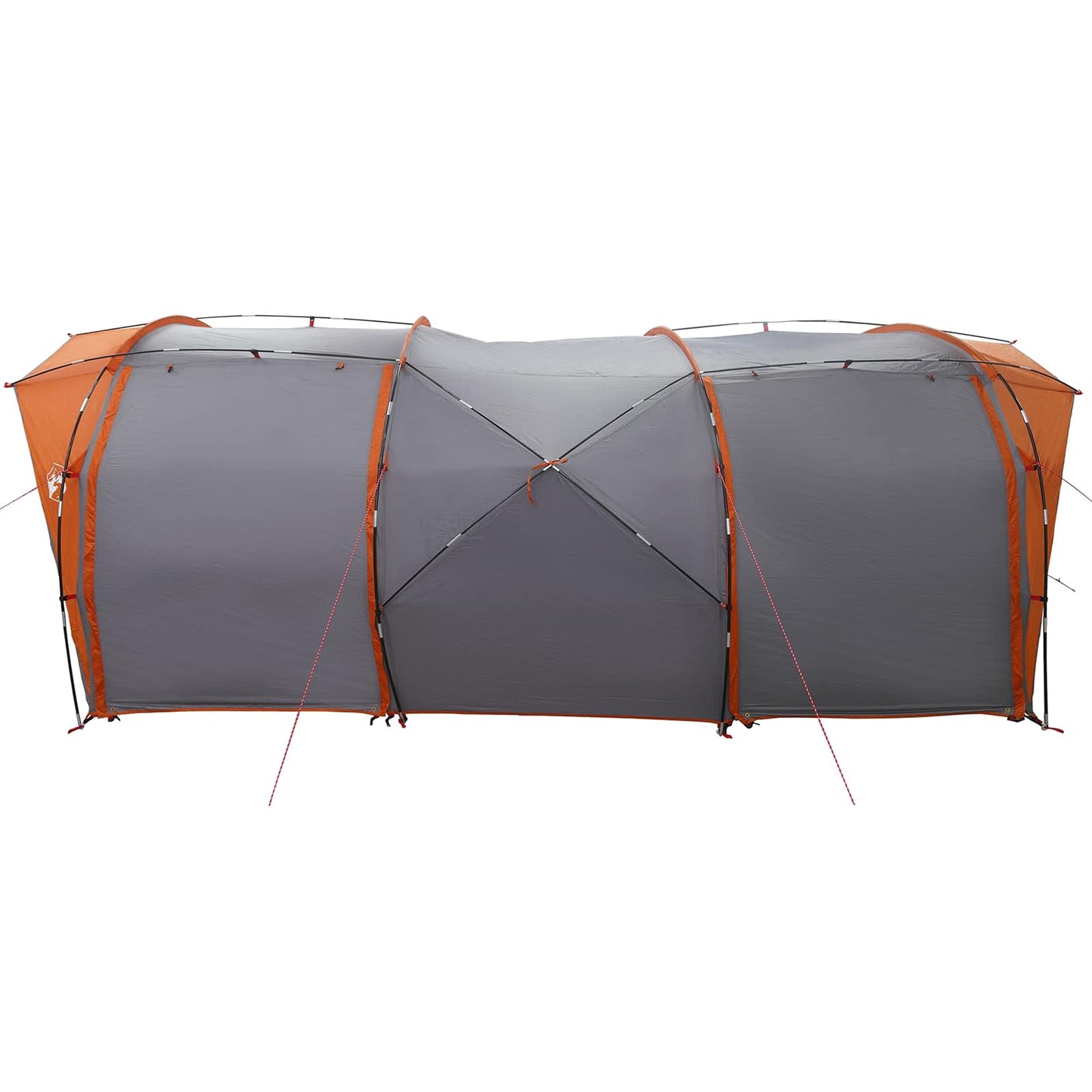 Tunnel Tent Grey and Orange 562 x 265 x 216 cm