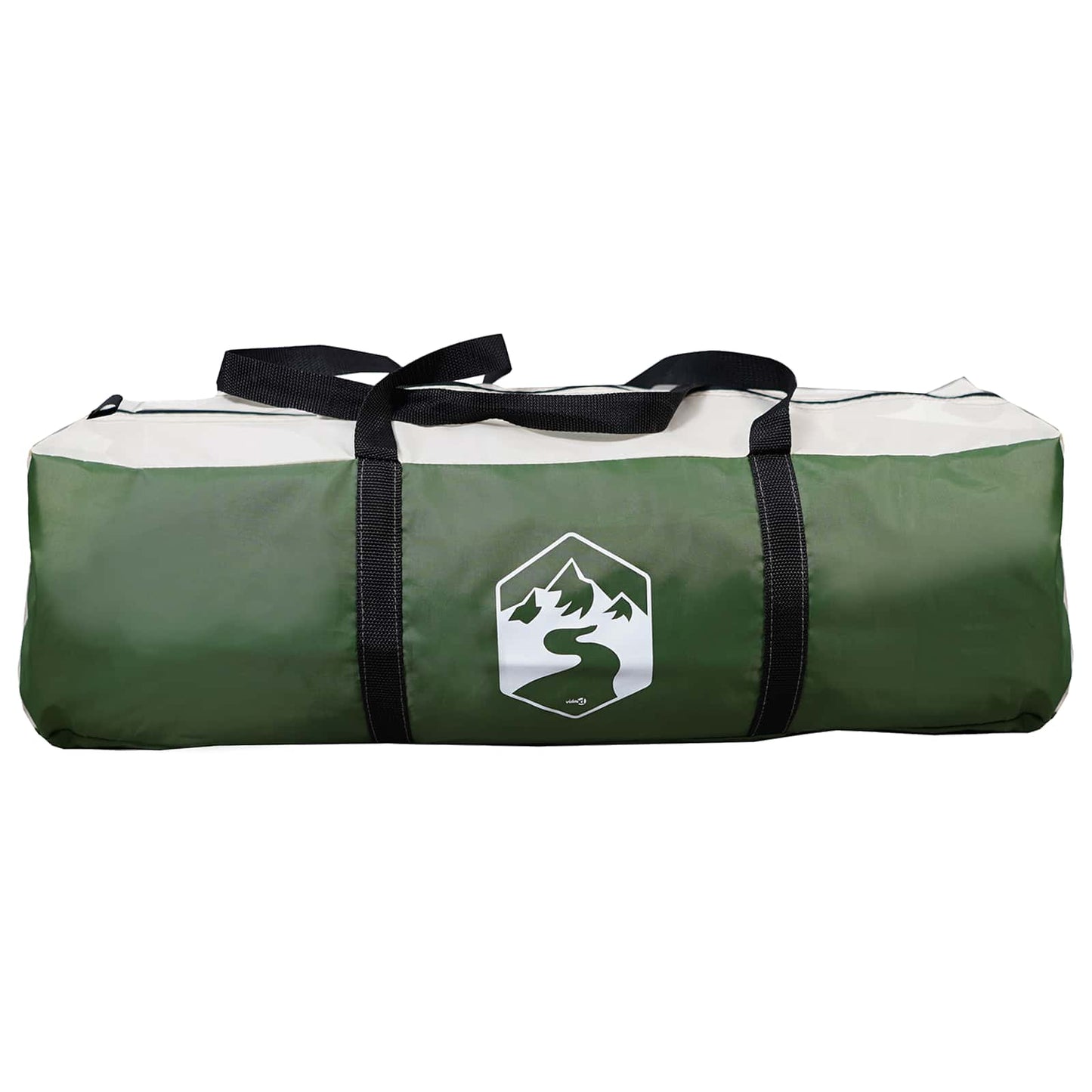 Family Tent with Rainfly Water-resistant tunnel Green 18-Person