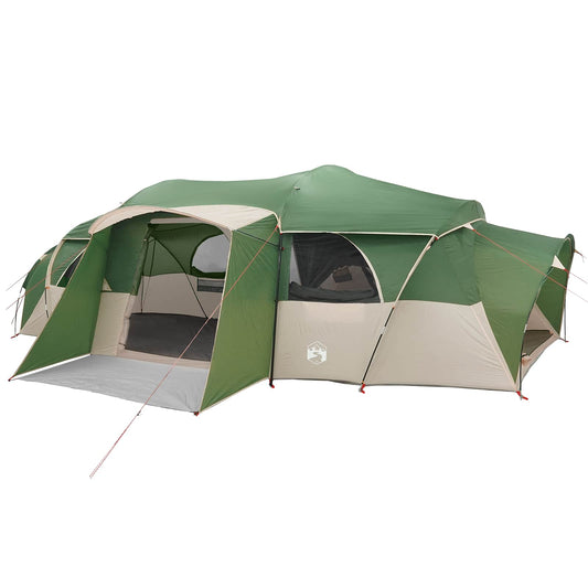 Family Tent with Rainfly Water-resistant 18-Person Green