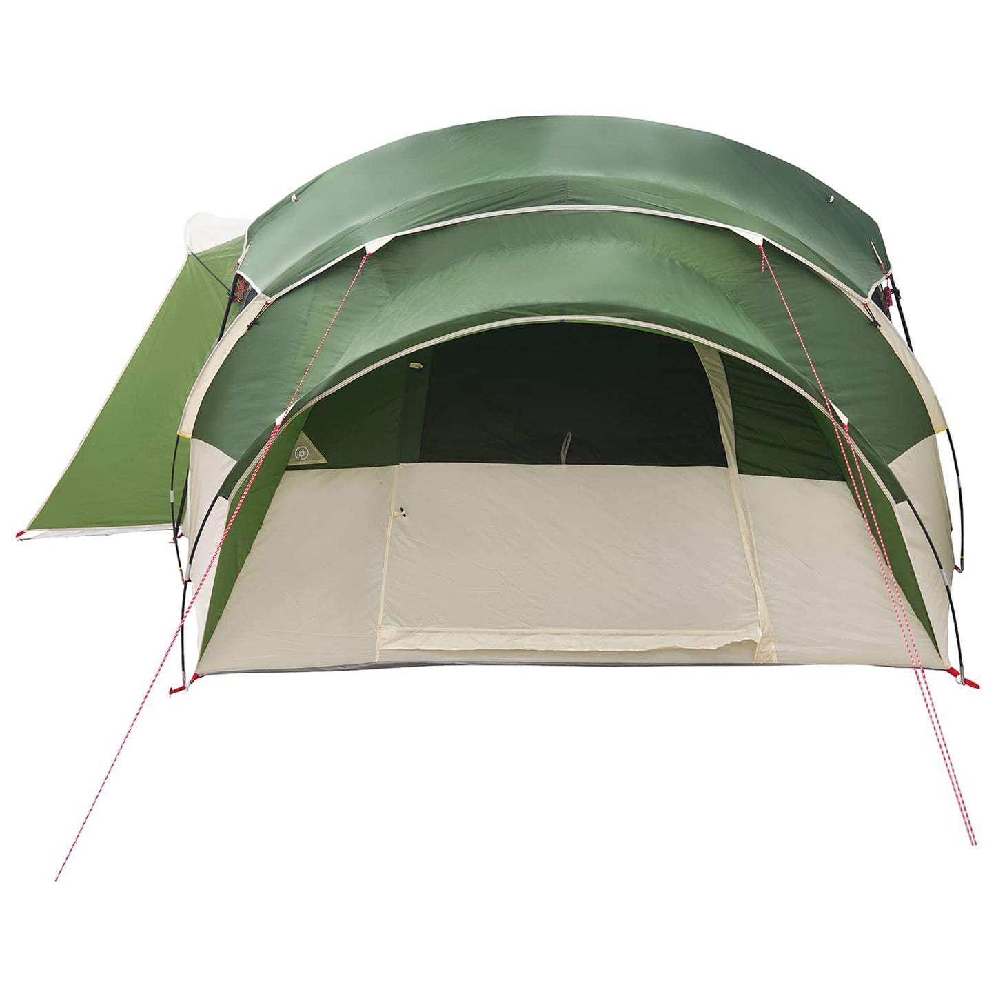 Family Tent with Rainfly Water-resistant tunnel Green 18-Person