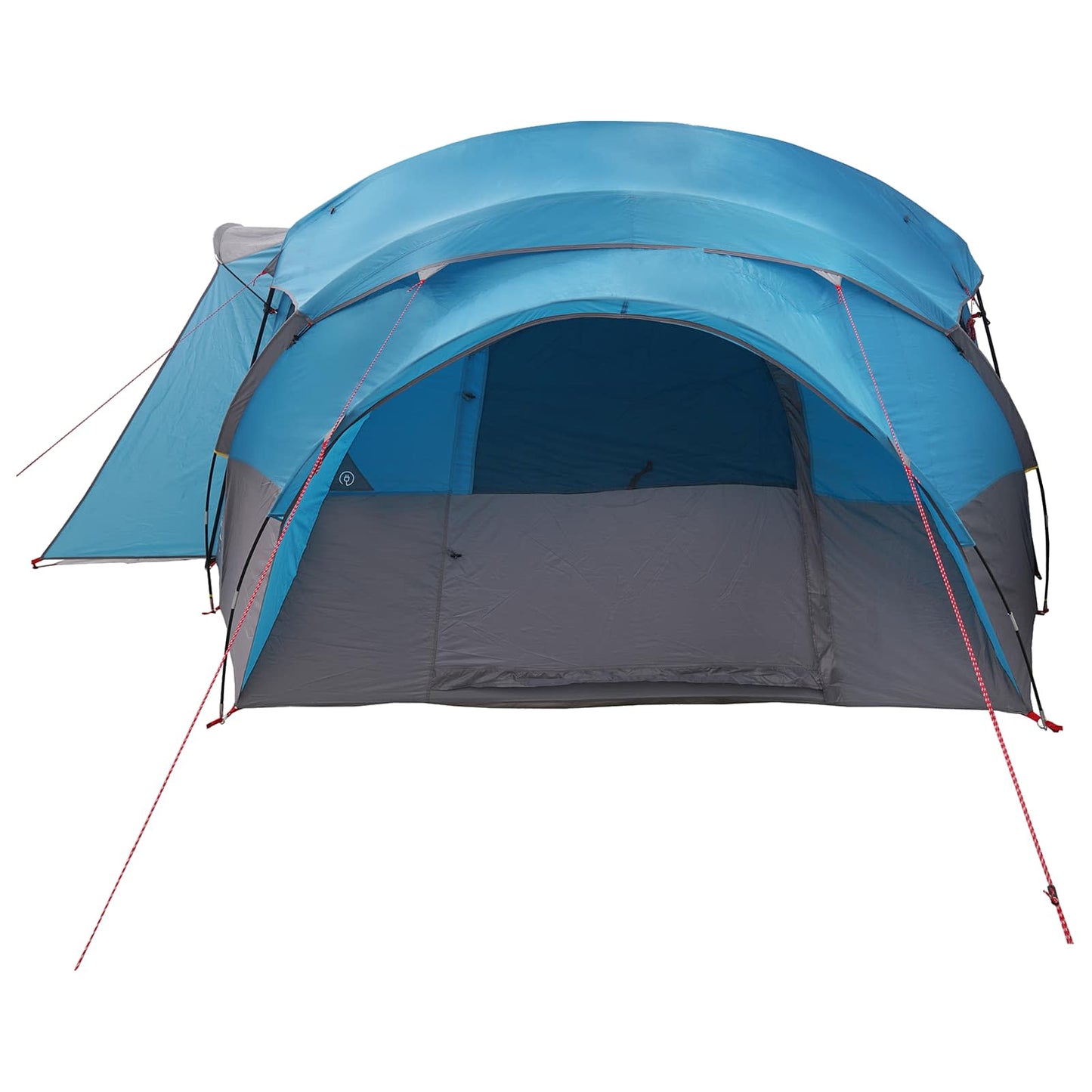 Family Tent with Rainfly Water-resistant tunnel Blue 18-Person