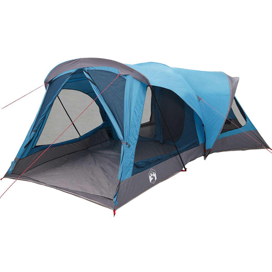 Family Tent 14-Person Blue 185T Polyester with PU Coating