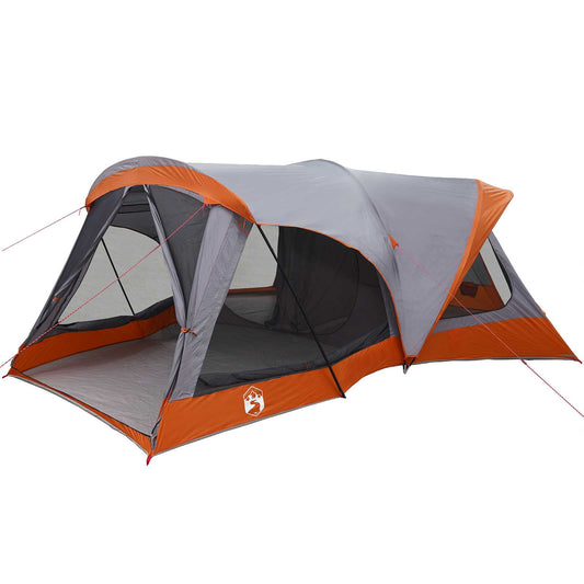 Family Tent 14-Person Grey and Orange