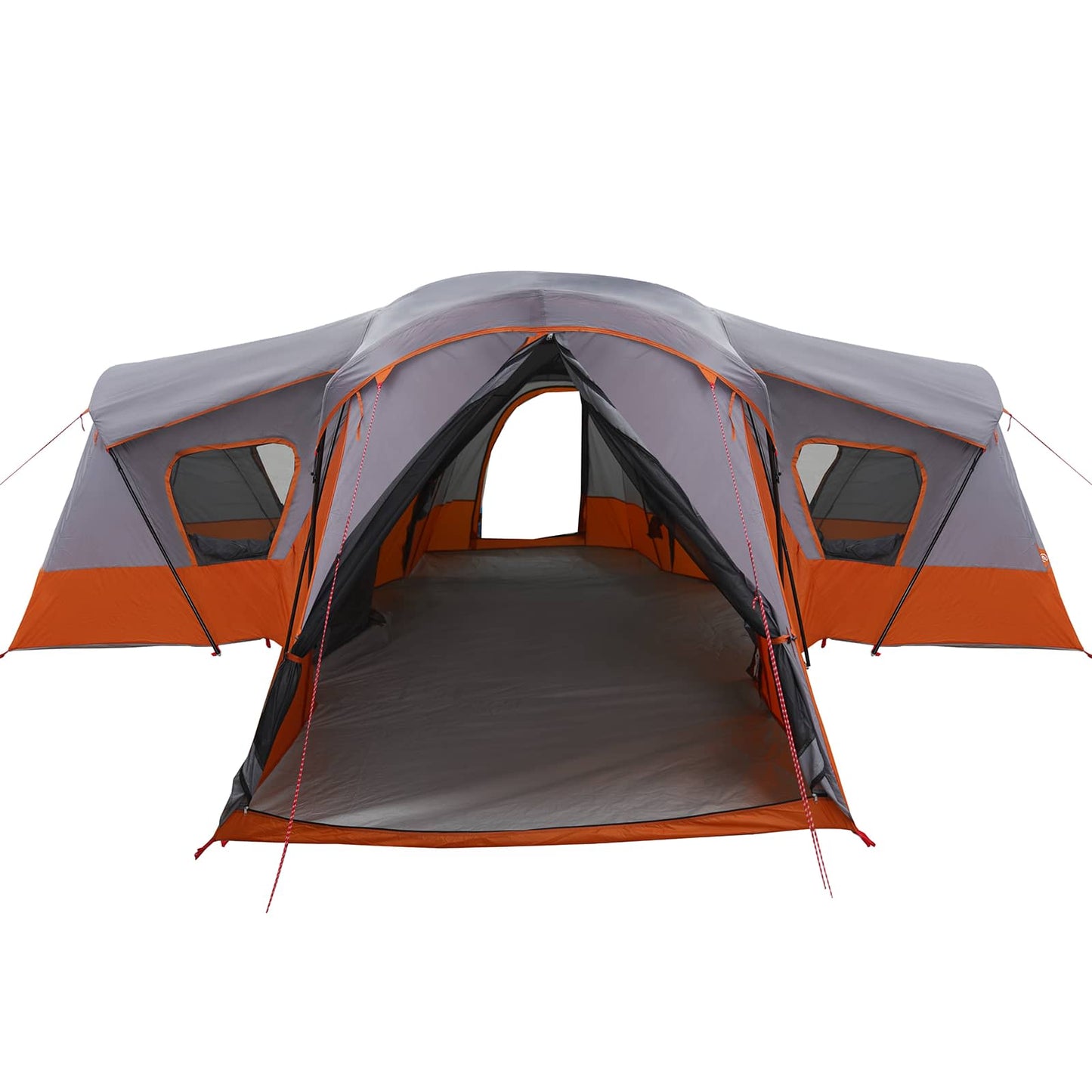 Family Tent Grey and Orange 610 x 610 x 210 cm