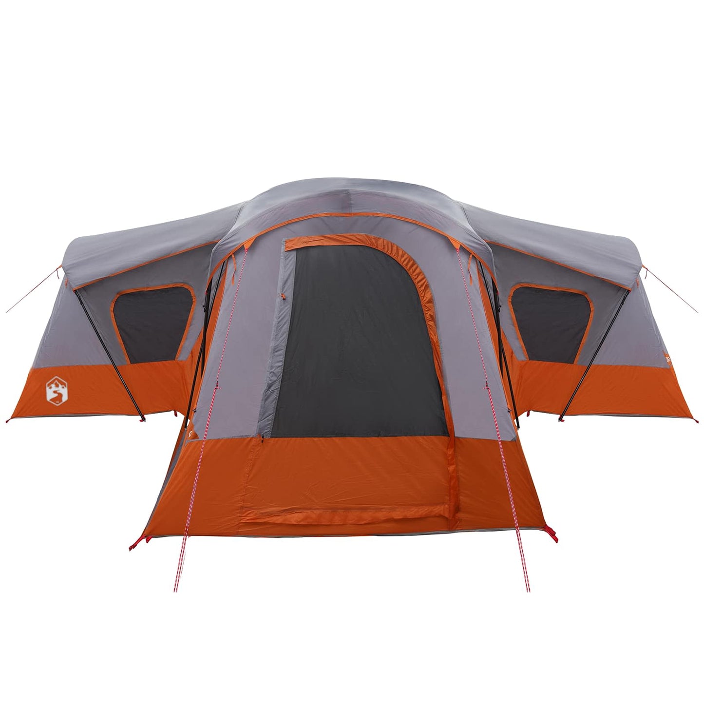 Family Tent Grey and Orange 610 x 610 x 210 cm