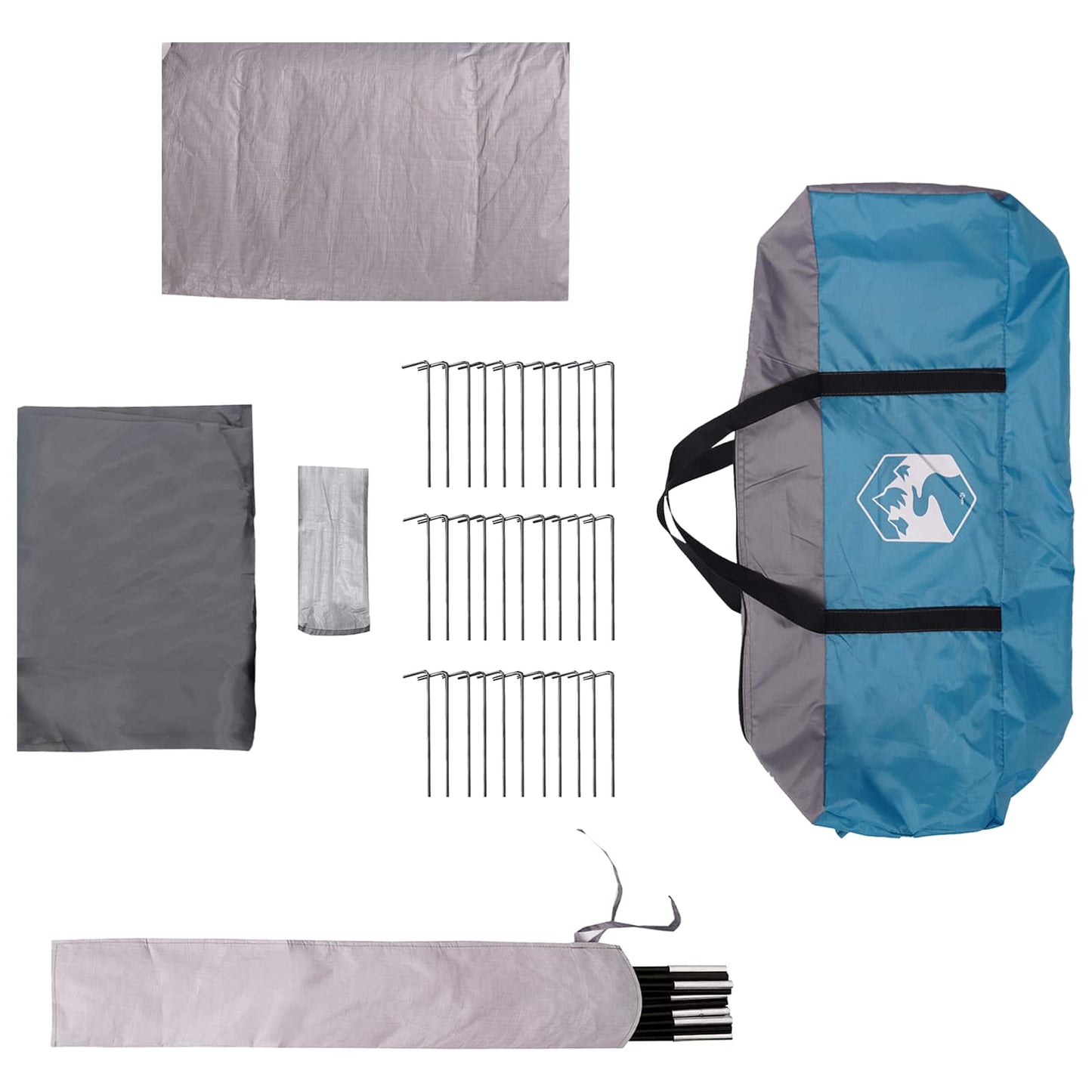 Tunnel Tent Blue 675 x 392 x 210 cm