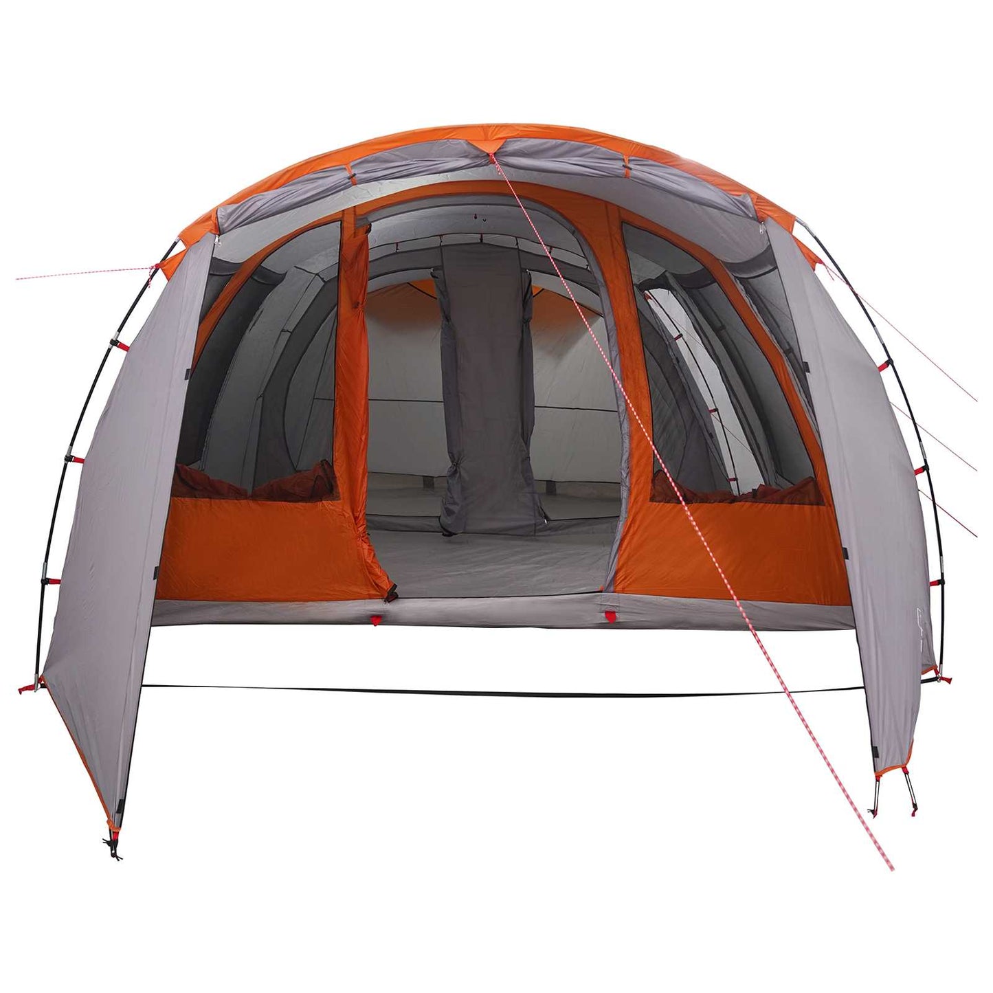 Tunnel Tent Grey and Orange 675 x 392 x 210 cm