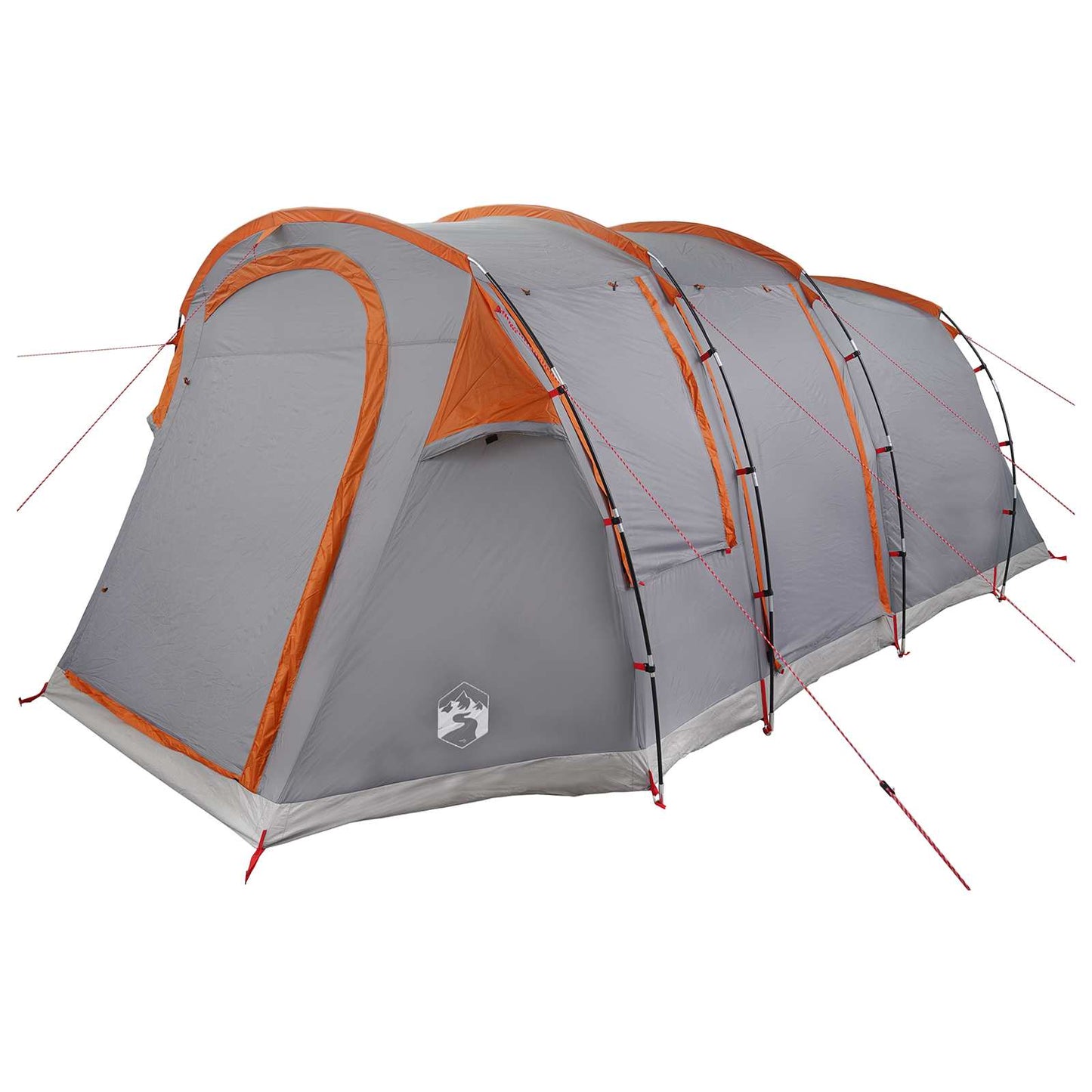 Tunnel Tent Grey and Orange 505 x 330 x 204 cm