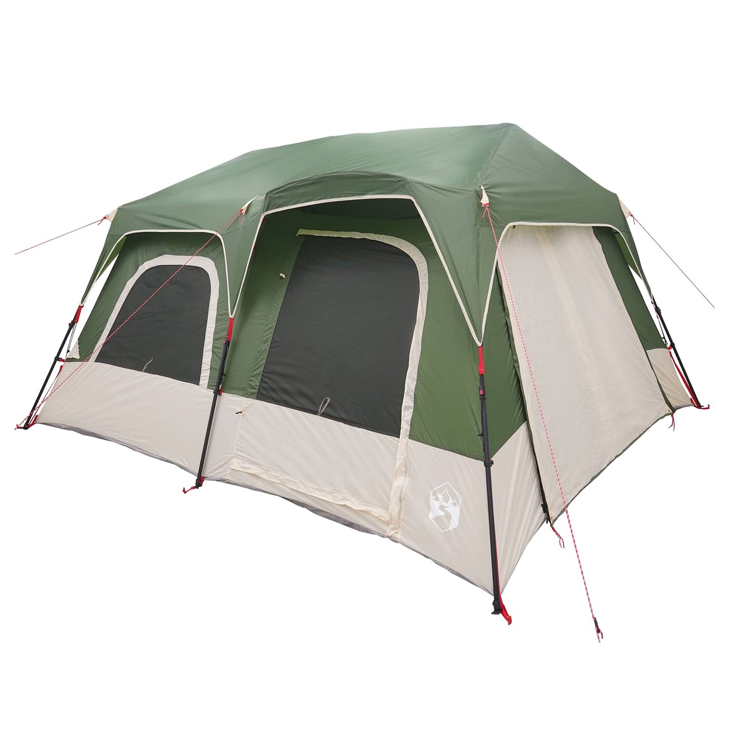Instant Tent Green 8-Person 185T Polyester with PU Coating