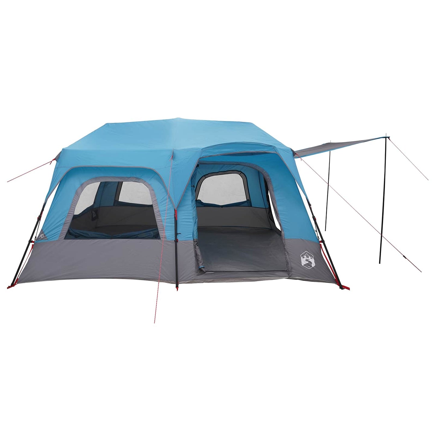 Instant Tent Blue 8-Person 185T Polyester with PU Coating