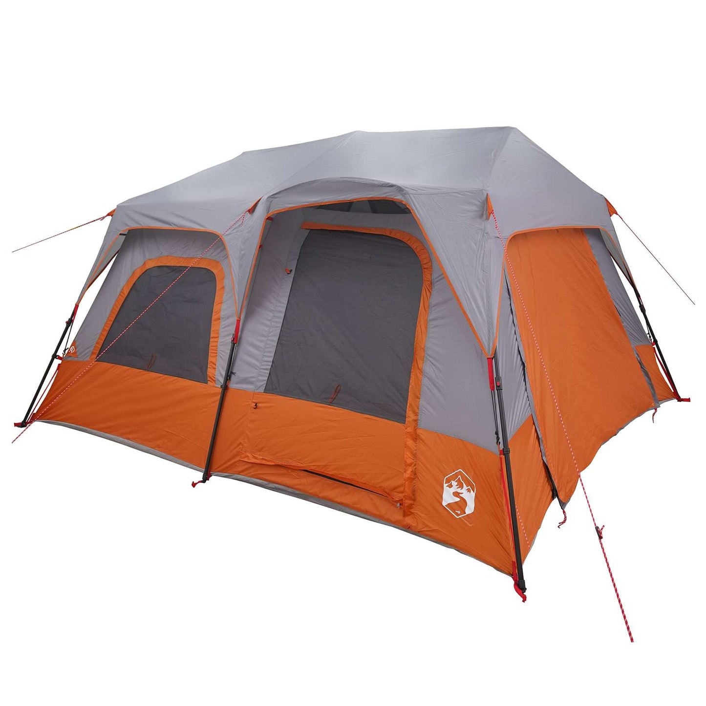 Instant Tent Grey and Orange 8-Person