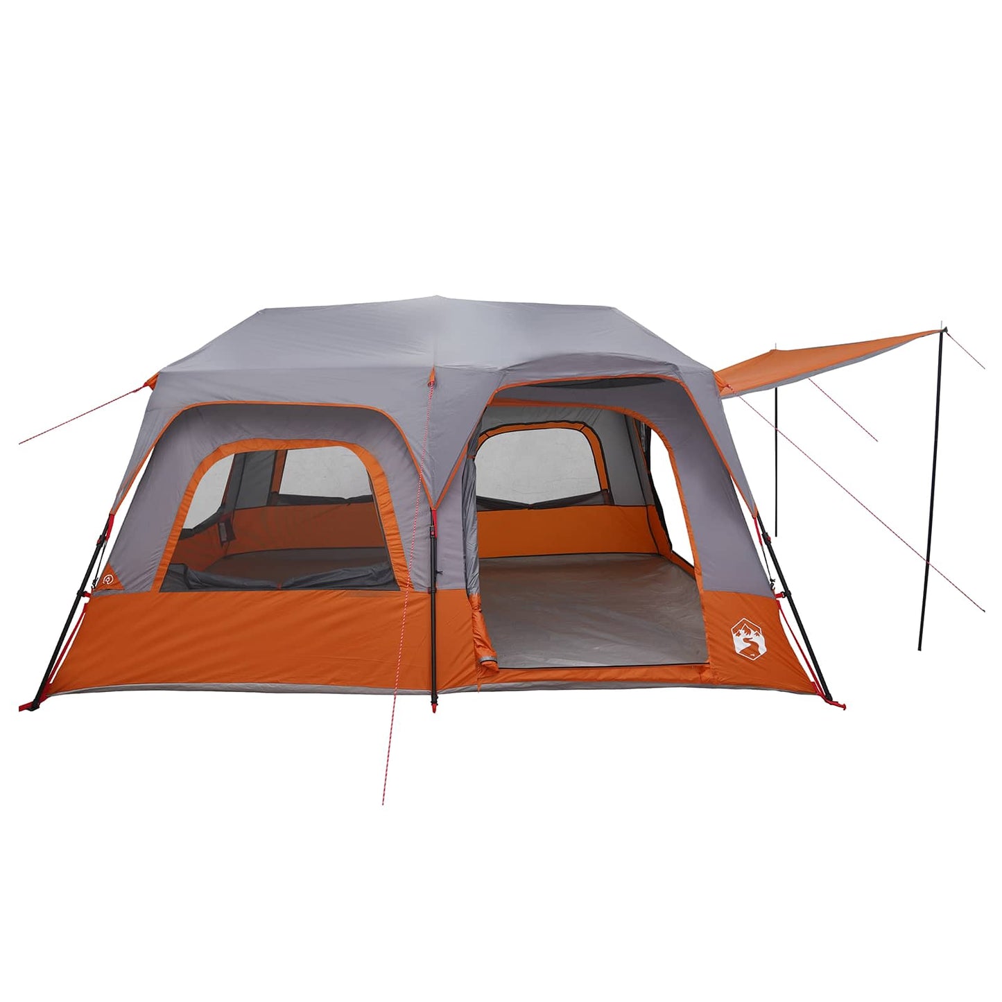 Instant Tent Grey and Orange 8-Person