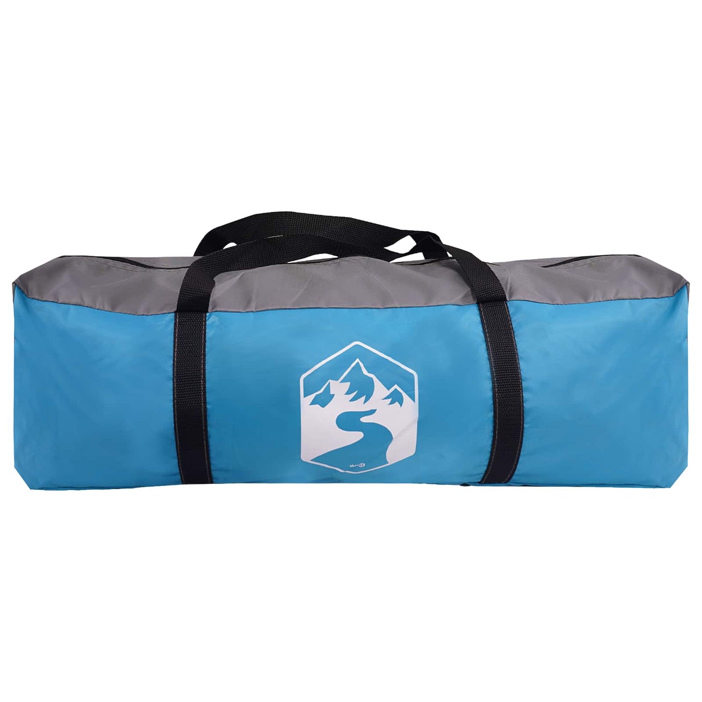 Instant Tent 10-Person Blue 185T Polyester with PU Coating