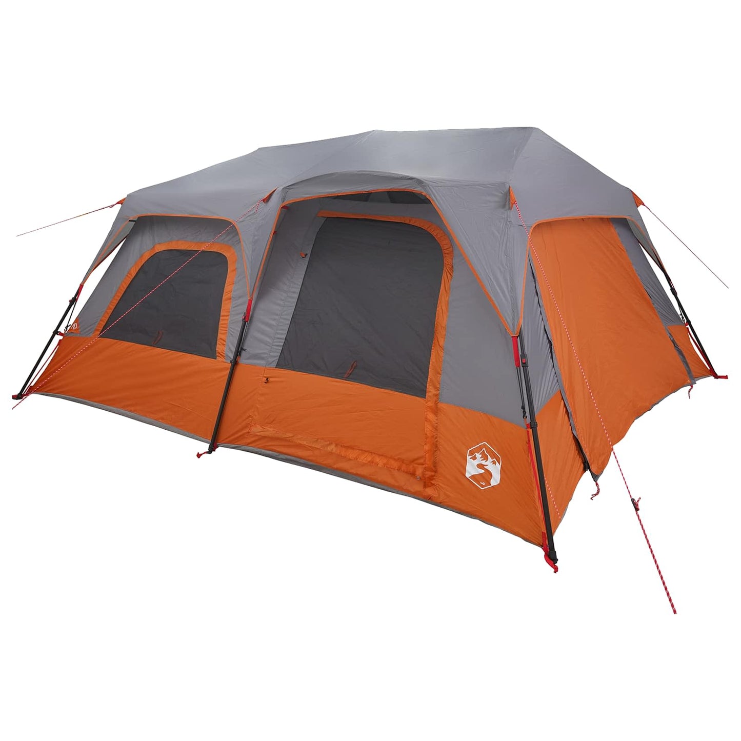 Instant Tent Grey and Orange 10-Person