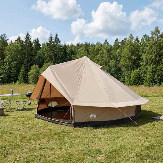 Family Tent Cream 10-Person Polycotton