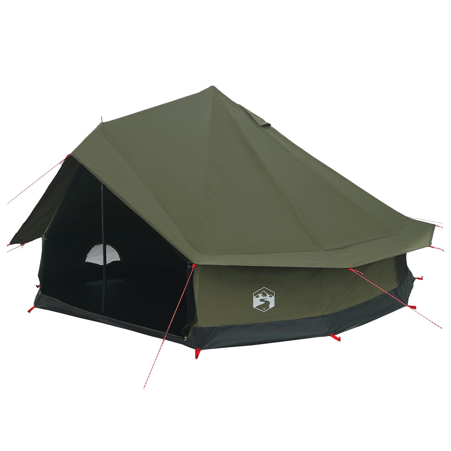 Family Tent Army Green 10-Person Polycotton