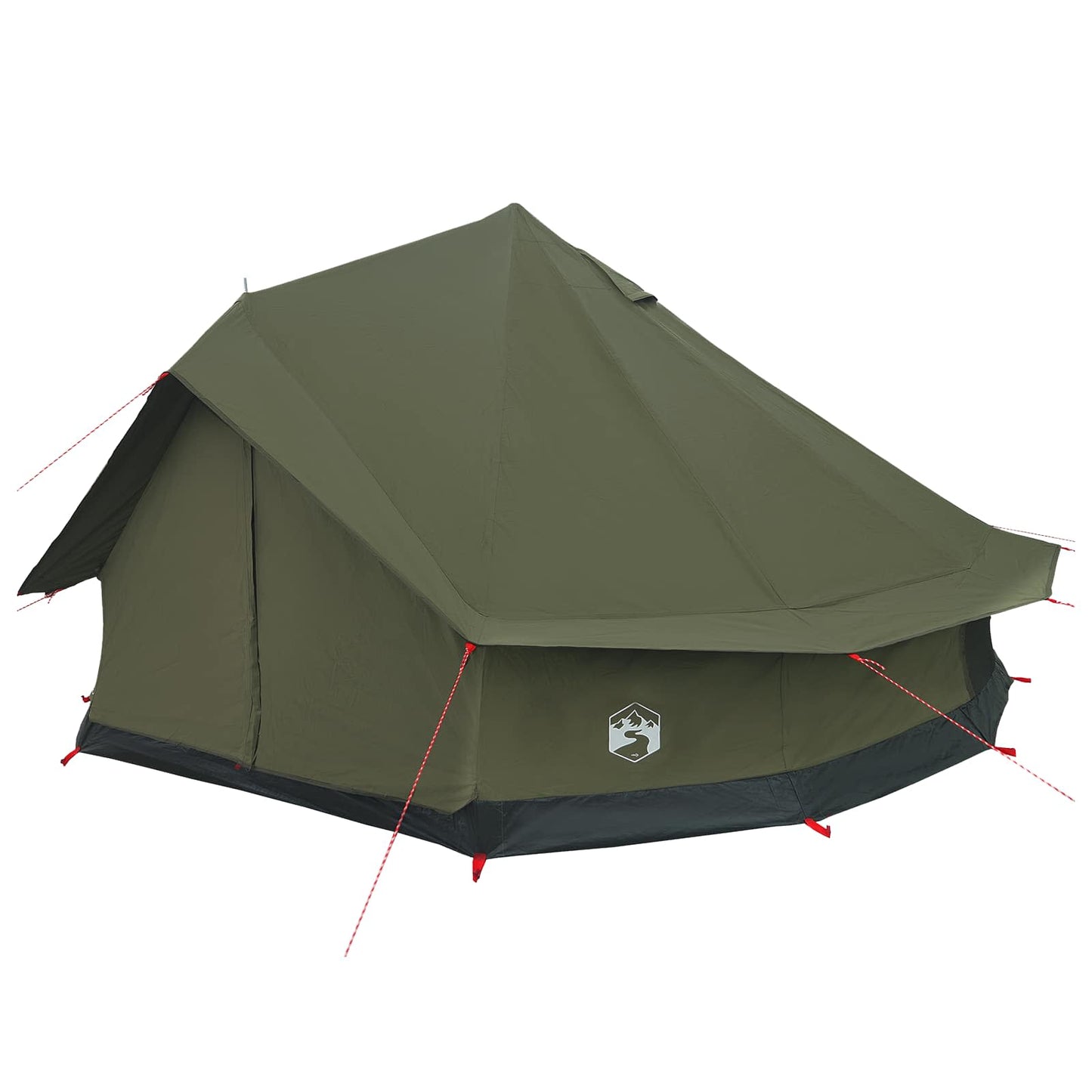 Family Tent Army Green 10-Person Polycotton