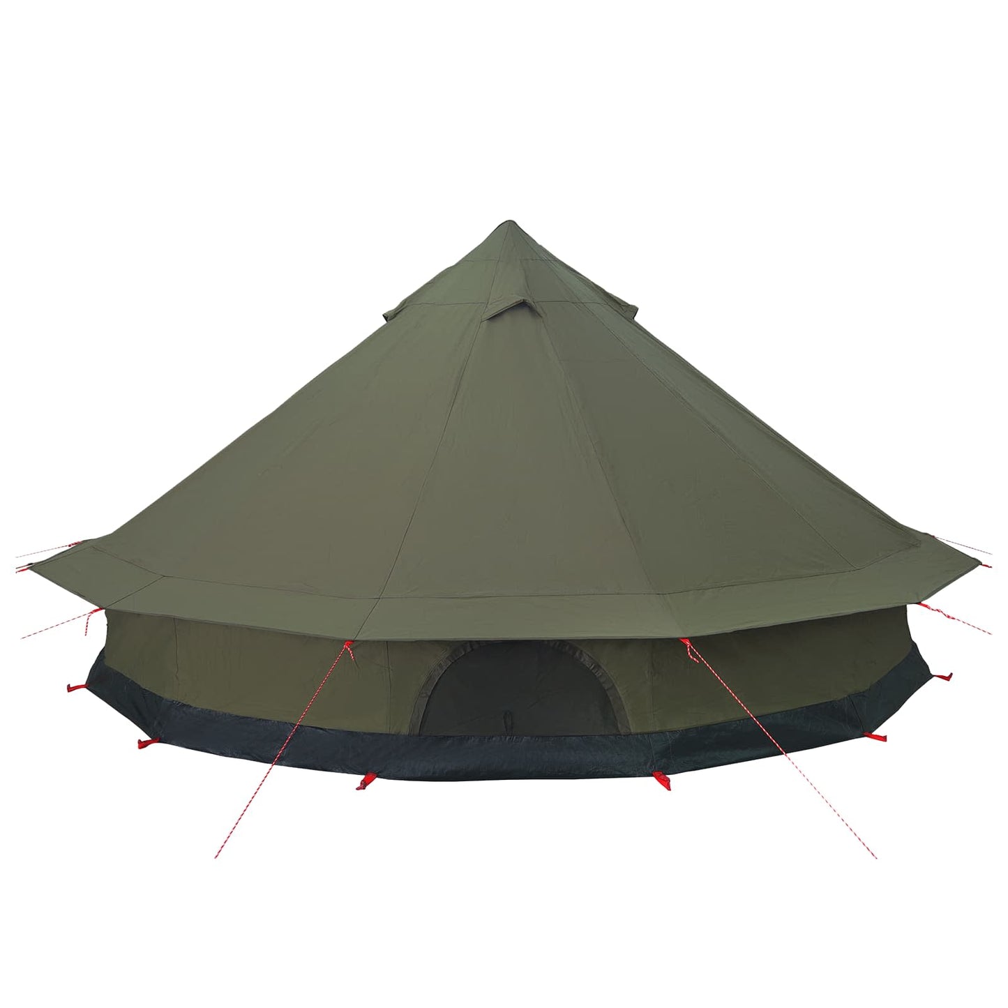 Family Tent Army Green 10-Person Polycotton
