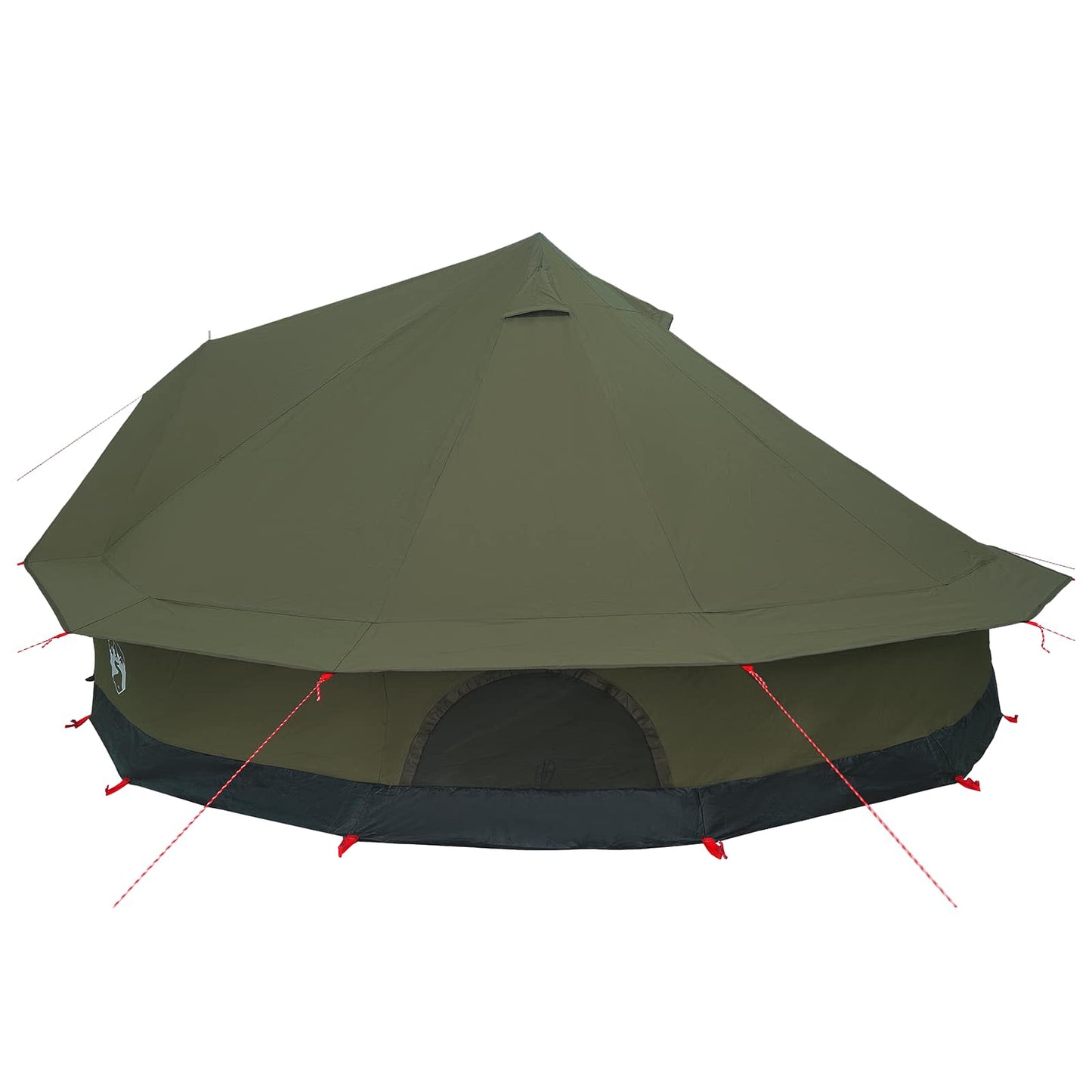 Family Tent Army Green 10-Person Polycotton